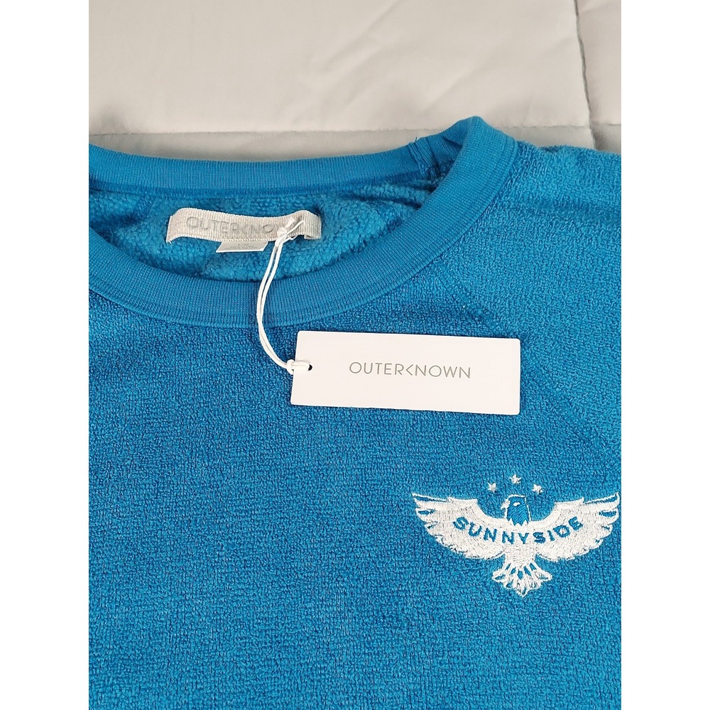 NWT Outerknown Sweater Mens Large Crewneck Pullover Sunnyside Hightide Comfort - Picture 9 of 12